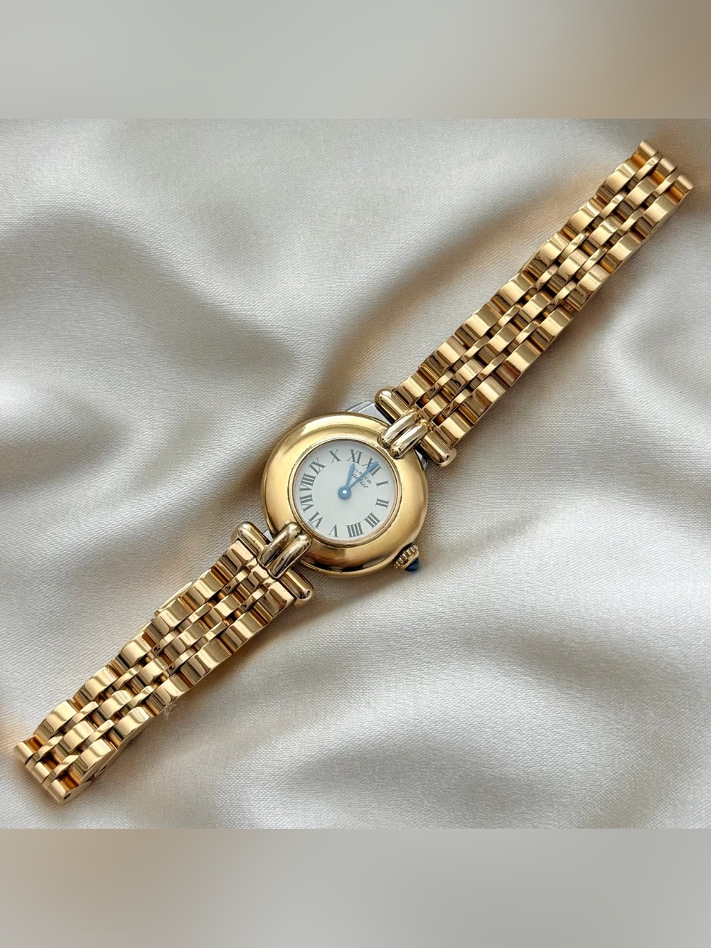AUTHENTIC VINTAGE CARTIER GOLD WATCH - WITH BOX - Picture 3 of 8